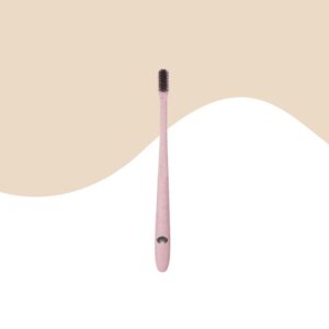 Cepillo Dental De Paja De Trigo Adulto Rosa